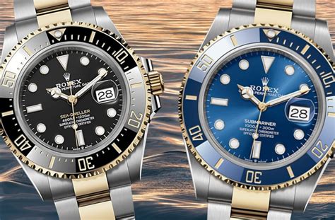 rolex in the sea|rolex sea dweller vs submariner.